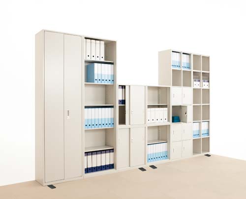 マスターA4判書庫コンパクト 安定脚セット