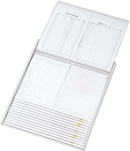 カラーカードインデックス青16P