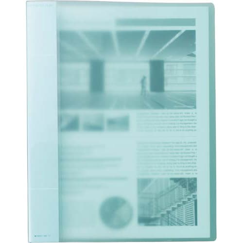 ポップリングファイルスリム 緑A4縦背幅21mm