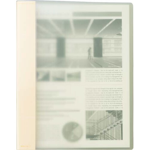 ポップリングファイルスリム 黄A4縦背幅21mm