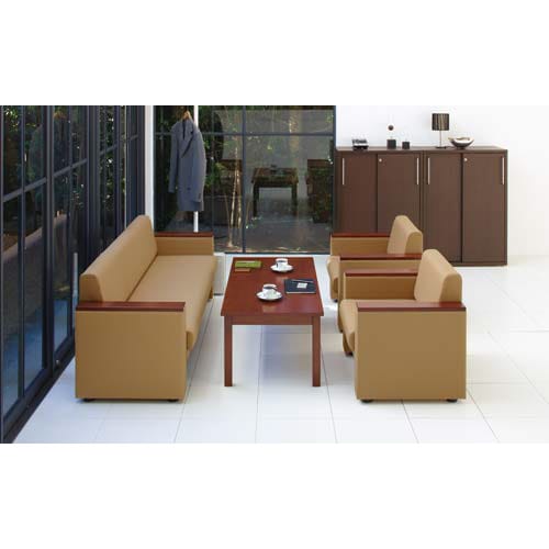 天然木(突き板)応接テーブル