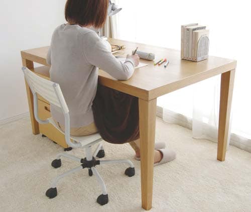 デスクヒーター フリースカバー付 DEHー45ーT