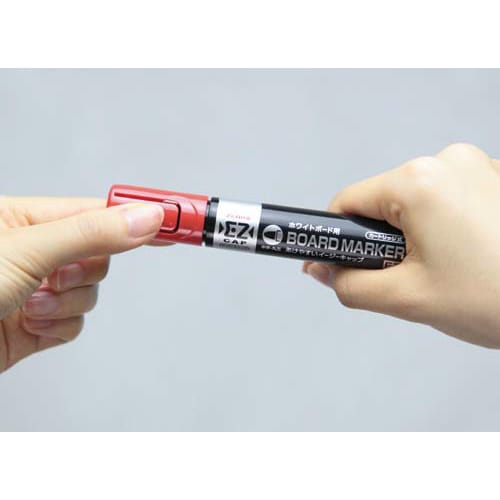 ホワイトボードマーカーEZ 中字丸芯 赤5本