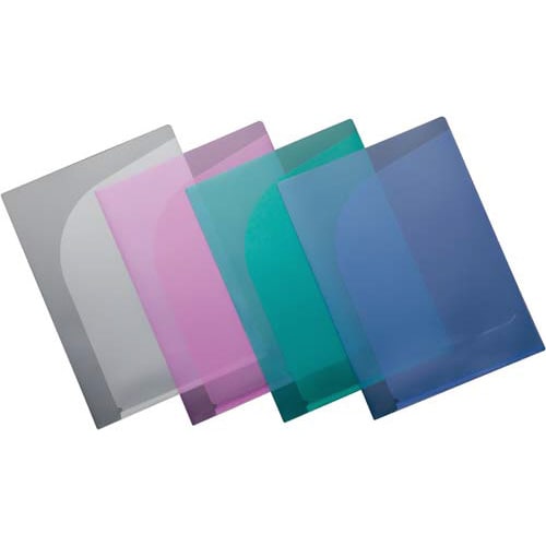 2ポケットクリヤーホルダー A4 グリーン100枚