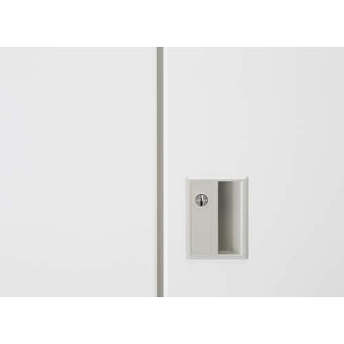 アッセスチールロッカーSシリンダ錠12人用4段W