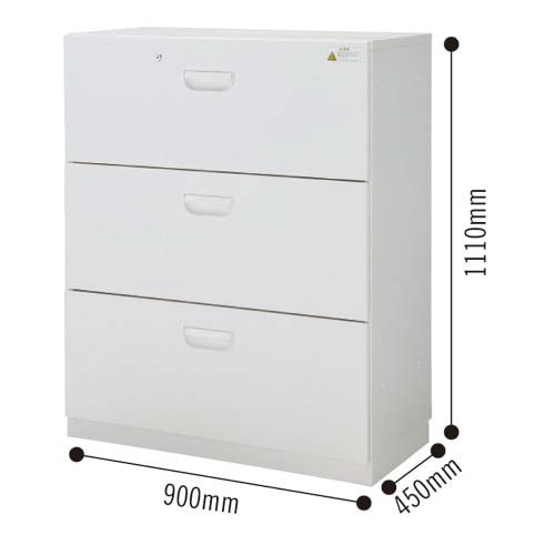 ◇アッセ収納9045下置1110ラテラル3段W