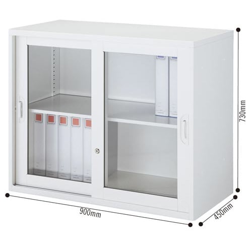 ◇アッセ収納9045上置用2段730引違ガラス