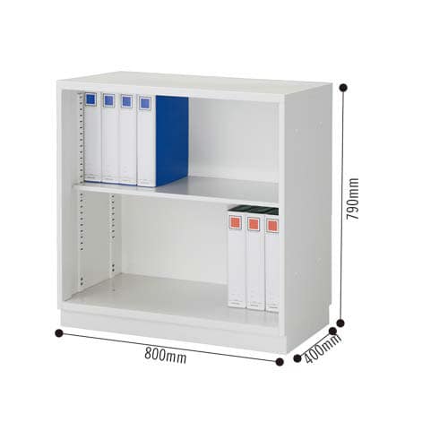 ◇アッセ収納8040下置2段790オープンWH