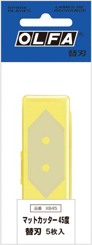 替刃〔マットカッター45度〕5枚 10個入