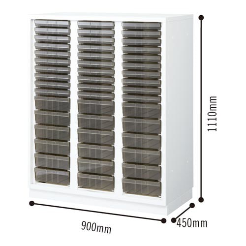 ◇アッセ収納9045下置1110トレー浅深WH