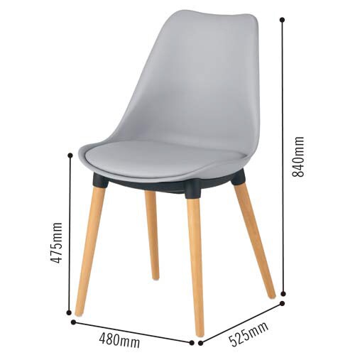 マルコチェア グレー 4脚以上