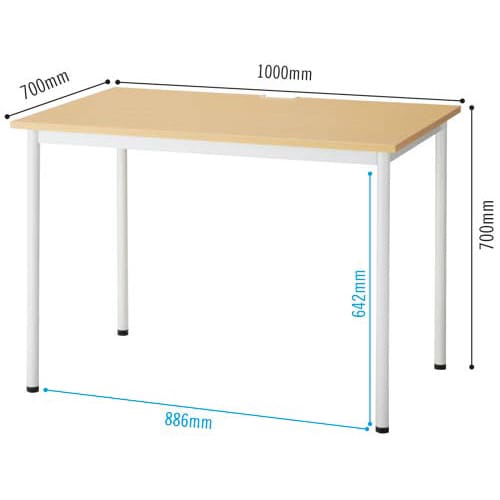 SHシンプルデスク W1000 ナチュラル