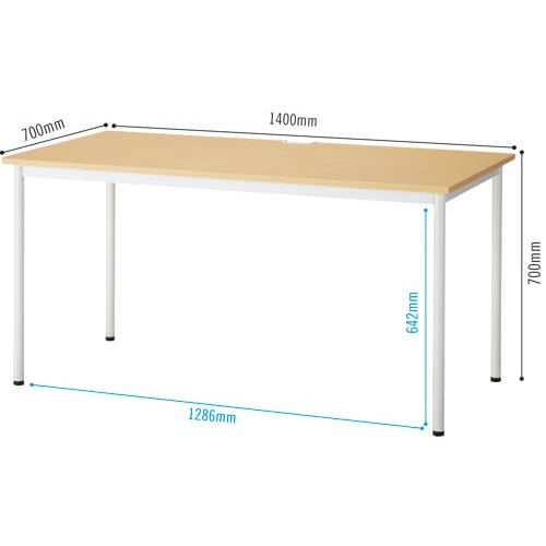 SHシンプルデスク W1400 ナチュラル