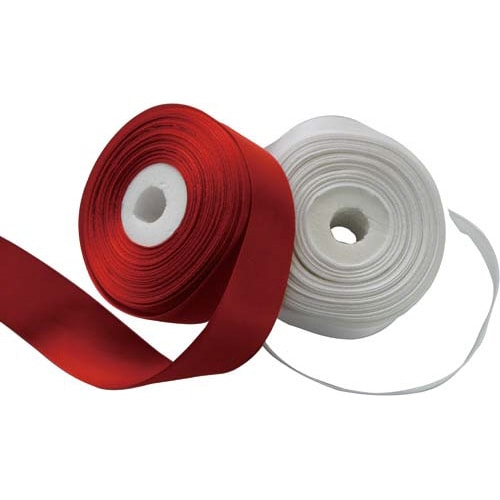 テープカット用リボン 紅白 10m