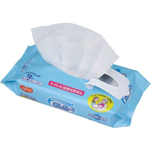 やぶれにくいタイプのおしりふき 72枚入