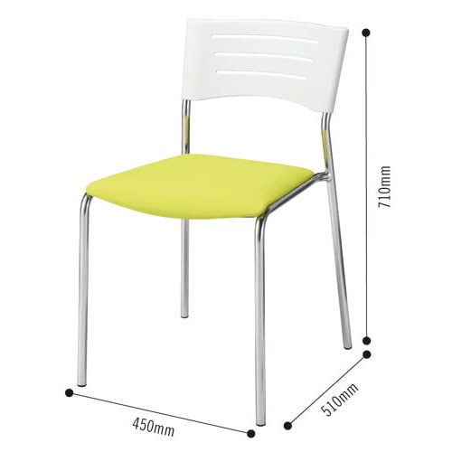 カウネットミーティング用チェア アップルグリーン