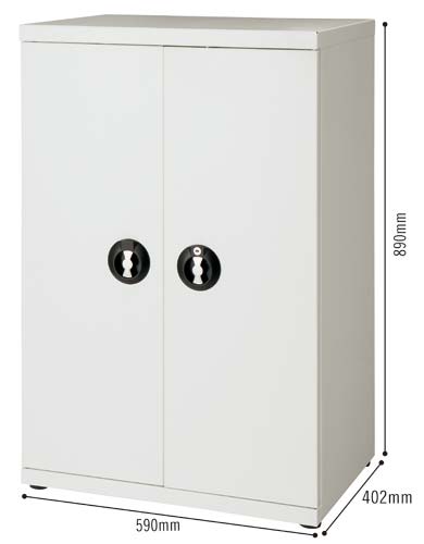 トレーキャビネット A4深型2列9段 扉付