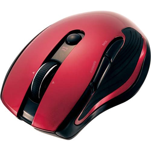 カウネット限定 無線ブルーLEDマウス レッド