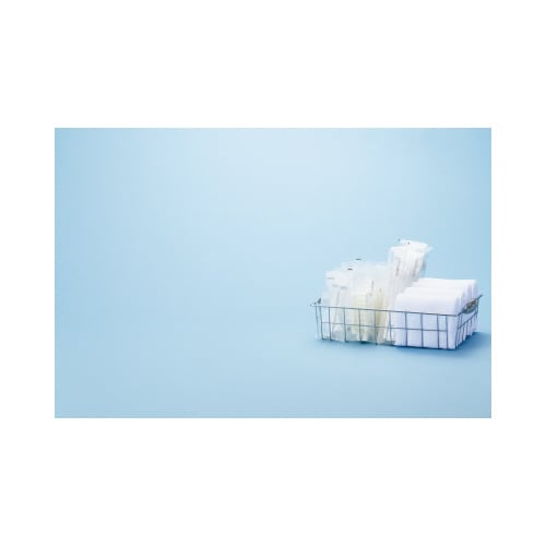 業務用カラーフェイスタオル ホワイト 10枚入×4