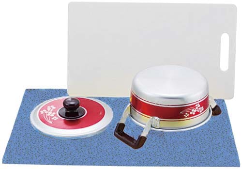 吸取りマットキッチン用 ブルー 4枚入