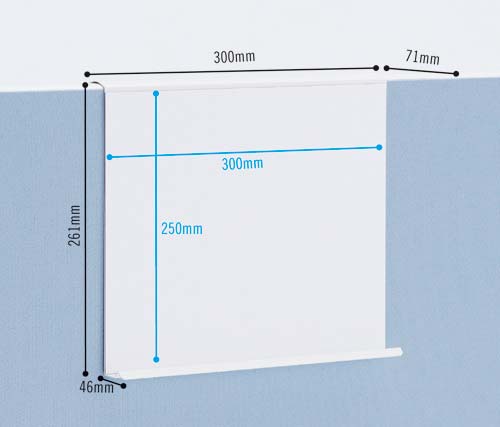 FKパーティション用ホワイトボードSサイズ