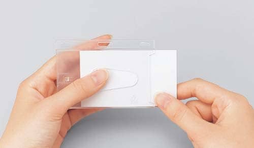 名札ケース IDカードサイズ(ハード) 10枚入