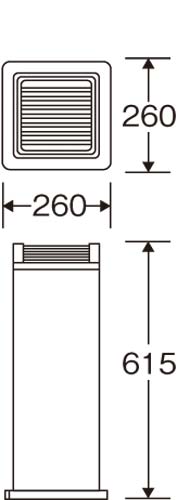 スモーキングOSK−260 アイボリー