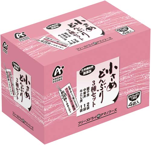 小さめどんぶり3種アソート 4食入