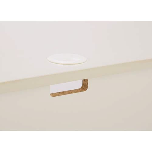 ワーキングデスク平机奥600幅800ホワイト