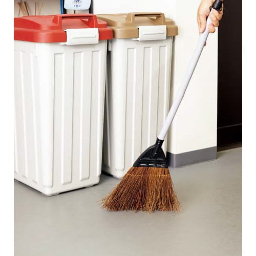 交換時期がわかるシダほうき短柄 10本