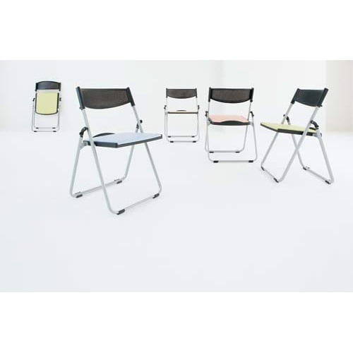 NFA折りたたみイス ブルー5脚セット