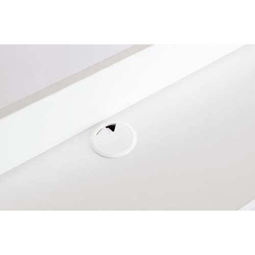 ワーキングデスク上置棚2段幅1200用ホワイト