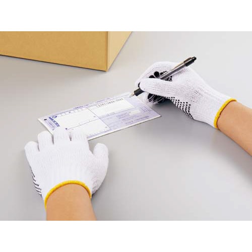 事務作業に便利なすべり止め軍手 12双×10