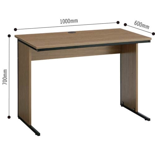 ワーキングデスク平机奥600幅1000WA