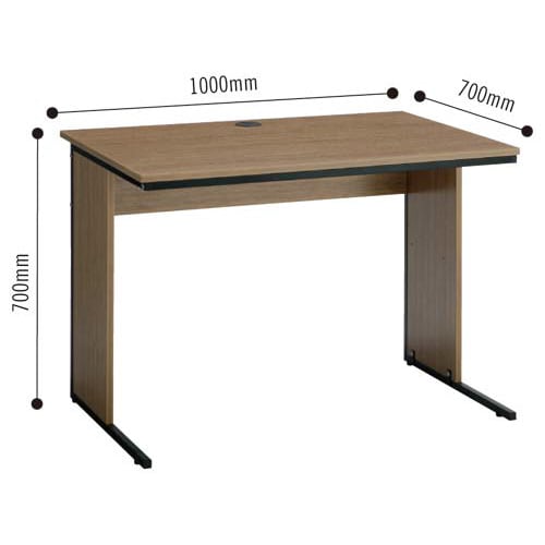 ワーキングデスク平机奥700幅1000WA