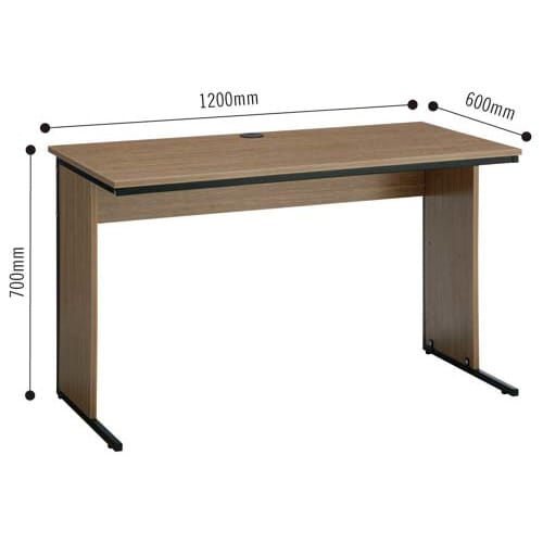 ワーキングデスク平机奥600幅1200WA
