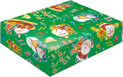 ササガワ 包装紙 クリスマス柄 カウネット ササガワ 包装紙 クリスマス柄 カウネット