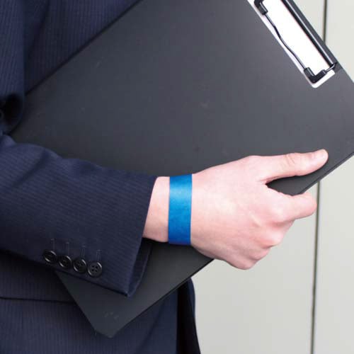 イベント用リストバンド 使い捨てタイプ100本入白