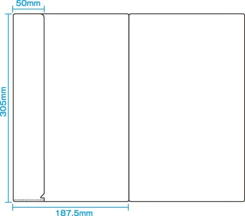 歯科用カルテホルダー B5変型タイプ 400枚入
