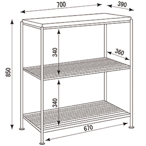 ケルトシリーズ ディスプレイラック