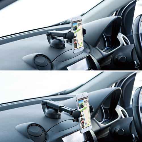スマートフォン用車載ホルダー オンダッシュタイプ