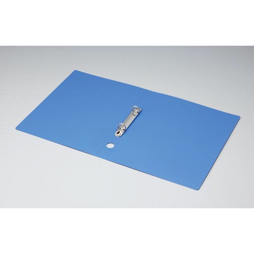 整理がしやすいケース付リングファイル 青3冊×3