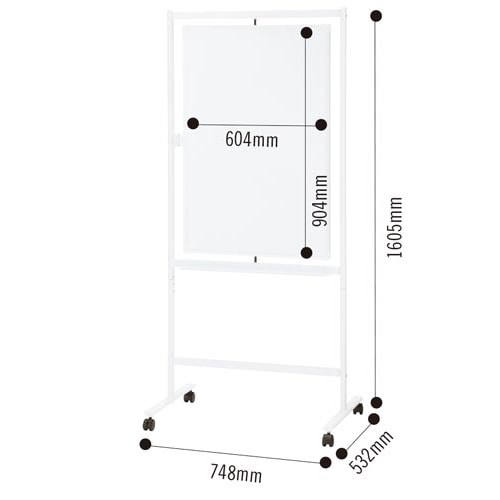 回転式コンパクトホワイトボード