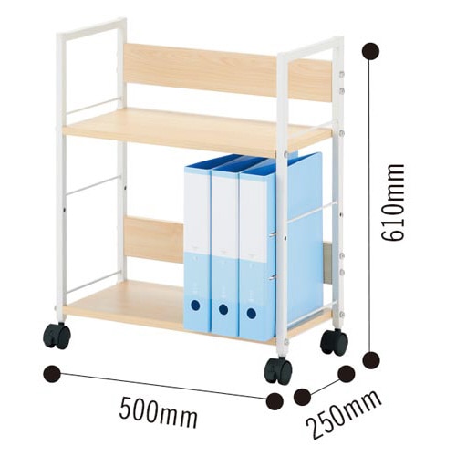 CNアンダーデスクワゴンN A4縦型 ナチュラル