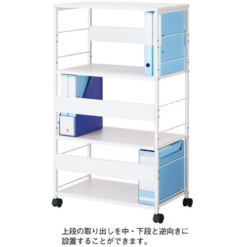 CNデスクサイドワゴンN ハイタイプ ホワイト