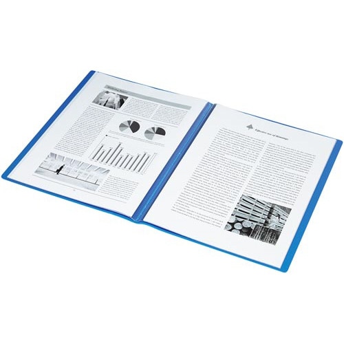 クリヤーブックベーシックA4縦10ポケット黒