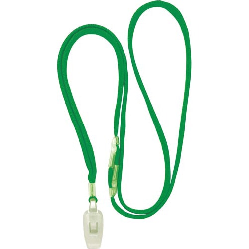 IDカード用 吊下げひも 緑 5本