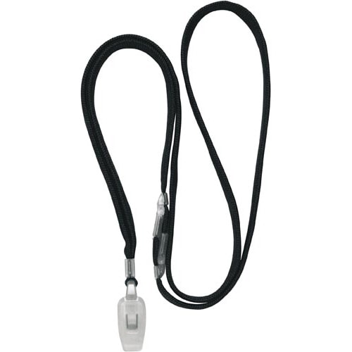 IDカード用 吊下げひも 黒 5本
