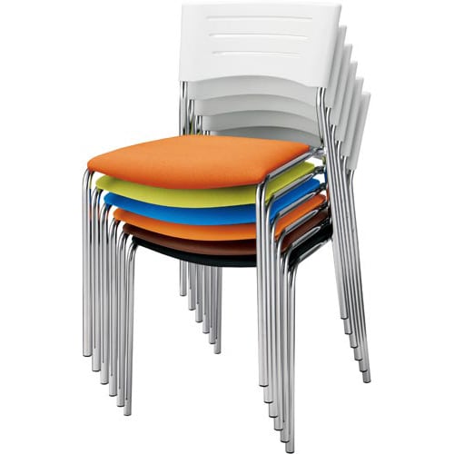 カウネットミーティング用チェアCブルー4脚以上