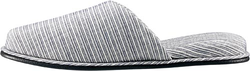 ボーダー柄スリッパ ブルー 5足入